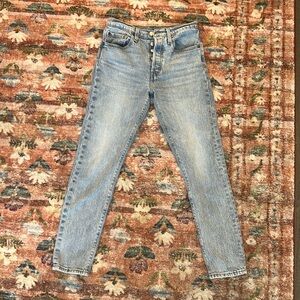 Levi’s 501 Skinny Jeans (Tango Light), 26x28